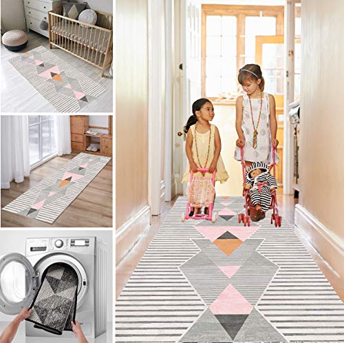 Yurun Alfombra Cocina Lavable para Sala de Estar, Dormitorio, Entrada, balcón 8 x Pinzas para...