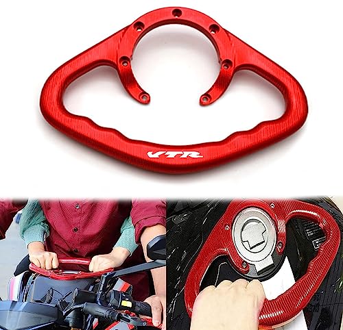 Agarraderas para motocicleta y pasajero, barra de depósito de gasolina, barra de agarre compatible...