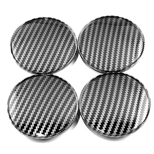 RTRHINOTUNING 4 tapas centrales de rueda de repuesto para llantas BBS LM XXR 530 535 estilo fibra de...