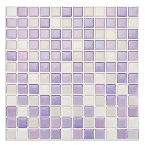 Haofy Papel Adhesivo para Azulejos de Baño, Adhesivo para Azulejos de Mosaico 3D, Papel Pintado...