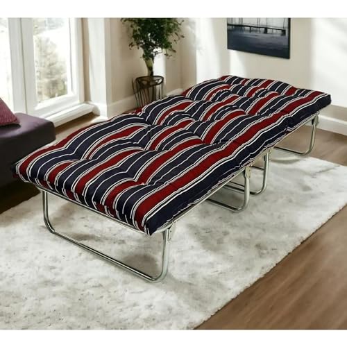 Pegaso Camastro Plegable de Uso Rudo con Colchón de Borra Mod KM6-B, hasta 150 KG, 182 x 75 x 40...