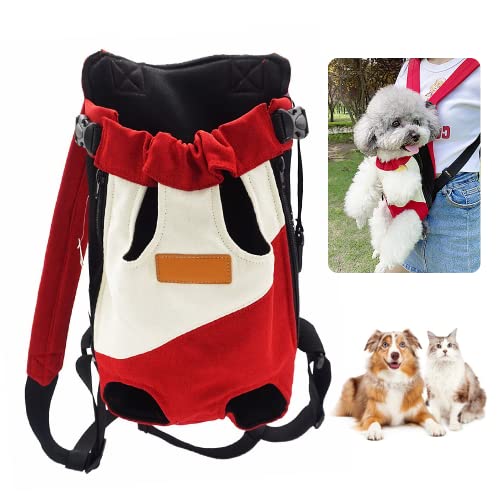 SAGAIOT Mochila Transportín Perro Bolsa para Mascotas Mochila Frontal Ajustable para Mascotas para...
