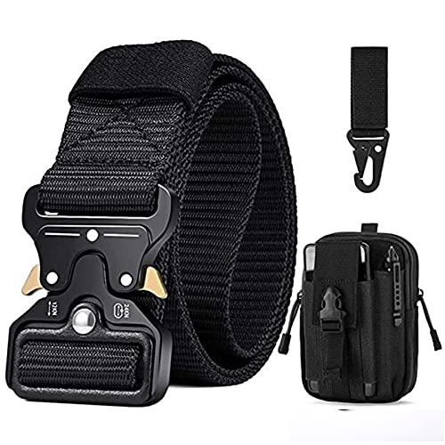 Cinturón táctico para Hombres, cinturones tácticos ajustables,Cinturones Militares para Hombres...