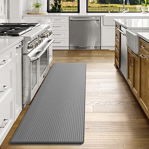 DEXI Alfombra de Cocina antifatiga, Antideslizante, Acolchada, cómoda, de pie, Impermeable, a...
