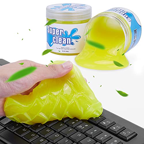 Gel de Limpieza para Detalles de Coche, Limpiador de polvo universal para PC, Limpiador de Interior...