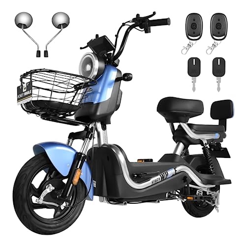 HONEYWHALE U3s Bicicleta Electrica para Adultos, Bicimoto Eléctrica con Alarma, Máxima del Motor...