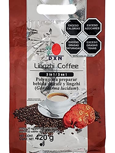DXN Lingzhi Coffe 3 en 1 Ganoderma Lucidum, Café Crema