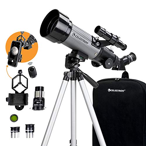 Celestron - 70mm Travel Scope DX - Portable Refractor Telescope - Fully-Coated Glass Optics - Ideal...
