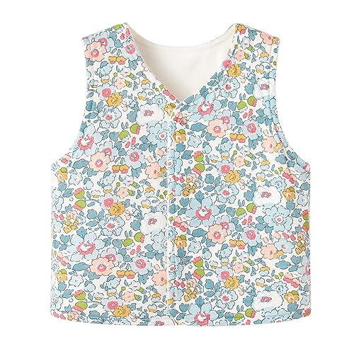 Pureborn Chaleco reversible para bebé y niño, abrigado, sin mangas, para primavera e invierno,...