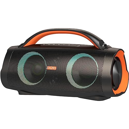 DOSS Extreme Boom+ IPX6 Altavoz impermeable para exteriores con sonido masivo de 100 W, graves...