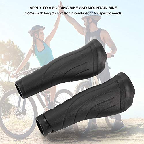 Tbest Puños de Bicicleta Cortos Empuñadura de Manillar de Bicicleta Cambio Largo, Manillares,...