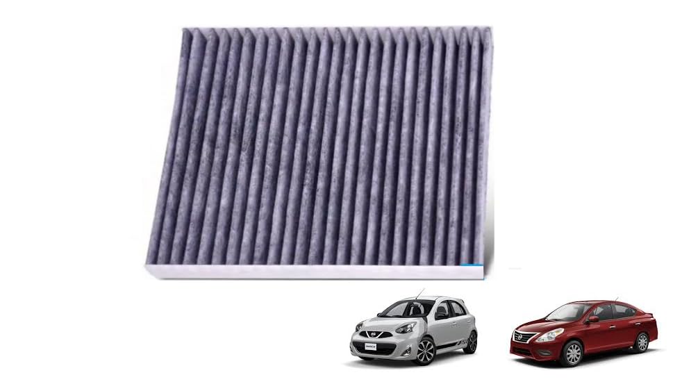 Filtro Cabina Aire Acondicionado Nissa+n Versa 2012-2019, March 2012-2018 Carbon Activado...
