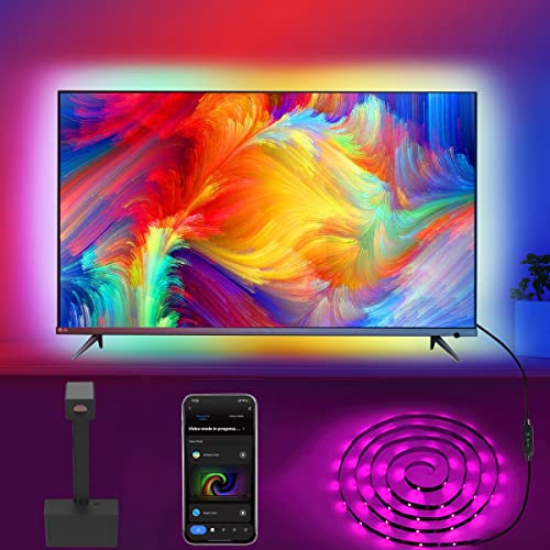 Tira Led Tv Con Cámara, Salandens Luces Led Para Tv,Adecuado Para Televisores De 55-65...