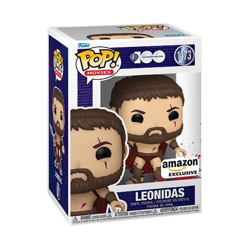 Funko Pop! Movies: WB 100-300, Leonidas (Bloody), Amazon Exclusive