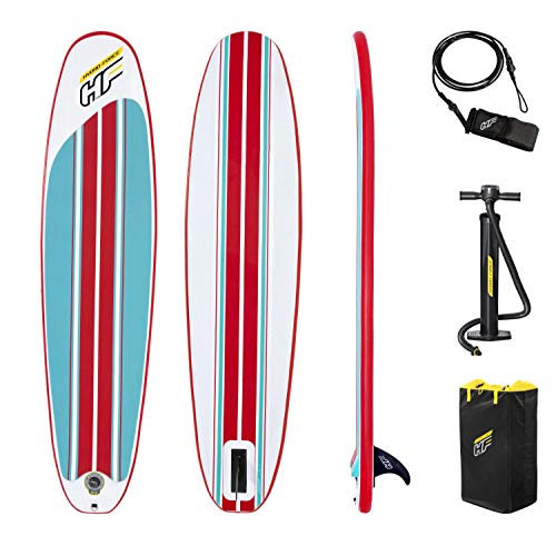 Bestway Hydro-Force - Tabla de Surf compacta 8, Juego de Surf Inflable, con Bolsa de Viaje, 8 Tablas...