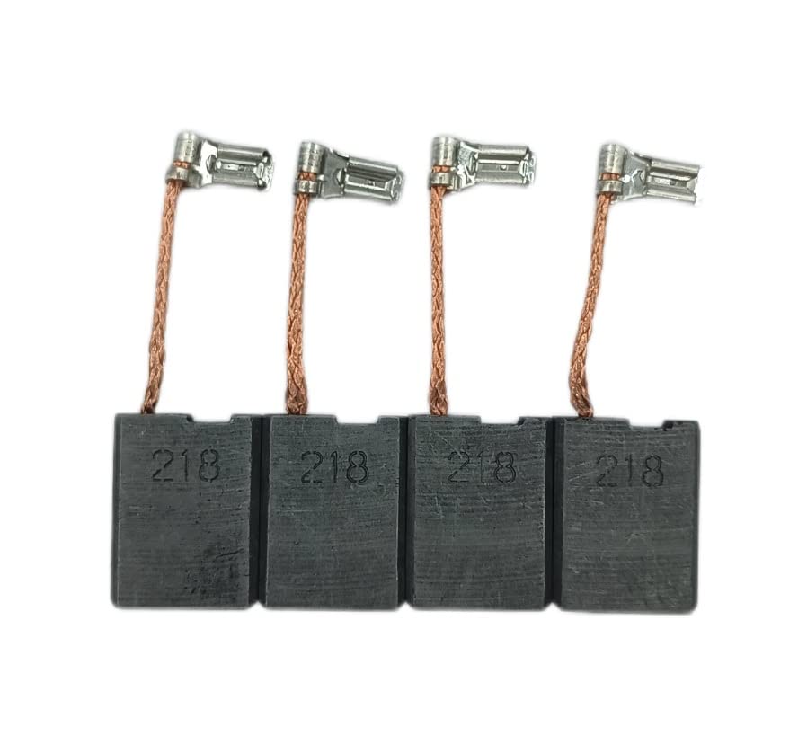 TJPoto Juego de 4 cepillos de carbono # 197128-4 CB-218 HM1802 H1812 GA9060 GA7060 Pieza de repuesto...