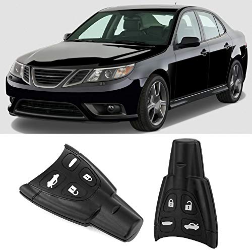 Accesorios de Repuesto de Carcasa de Llave de Coche de 4 Botones Aptos para SAAB 93 95 Serie de...