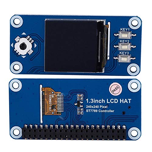 Tangxi 1.3 Pulgadas IPS Pantalla LCD Módulo Hat 240x240 Píxeles Interfaz SPI para Raspberry Pi...