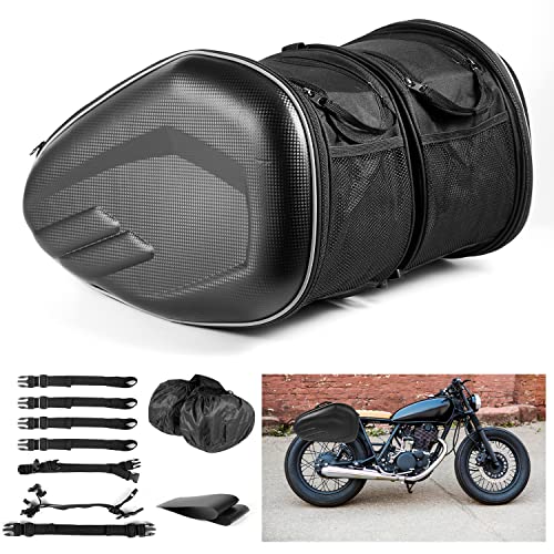 SEASKY 58L Alforja para Motocicleta, Ampliable, Impermeable, Resistente, Universal, Bolsa para...