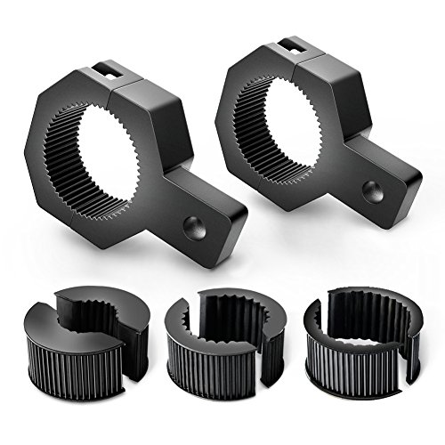 Nilight 90023B - Juego de 2 Soportes de Montaje (estándar) LED Todoterreno, Abrazadera de Tubo de...