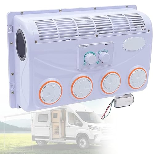 SACLMD Aire Acondicionado de Techo de camión RV,Aire Acondicionado de 12V/24V,Unidad de Aire...