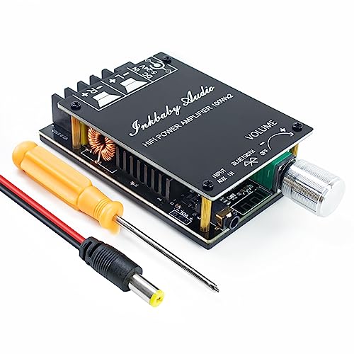 Placa de amplificador Bluetooth 5.0 de 200 W TPA3116D2 de 100 W + 100 W estéreo de doble canal...