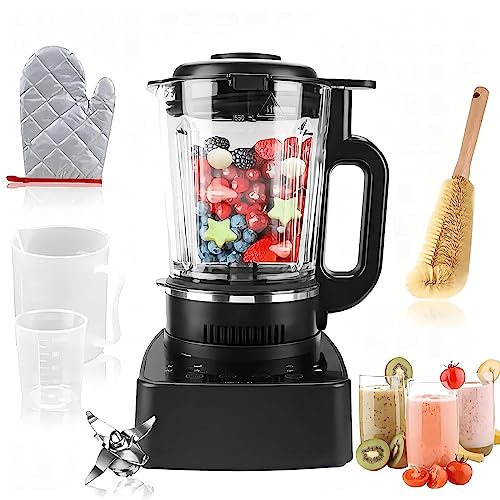 Licuadora Profesional de 1200W, Multifuncional Blender 12 en 1, Nutrient Extractor de 1.65L con 8...