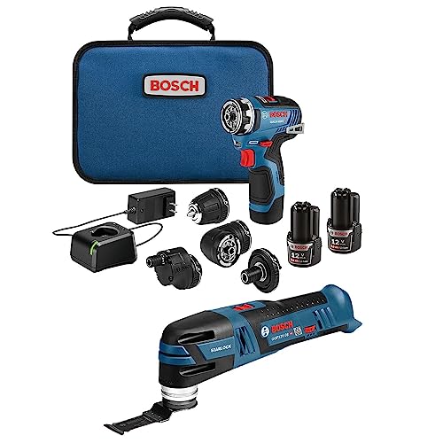 Bosch GXL12V-270B22 Kit combinado de 2 herramientas de 12V Max con taladro/destornillador camaleón...