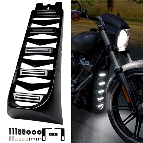 VEISUTOR - Alerón delantero para carenado de la barbilla para Harley Davidson Softail Breakout,...