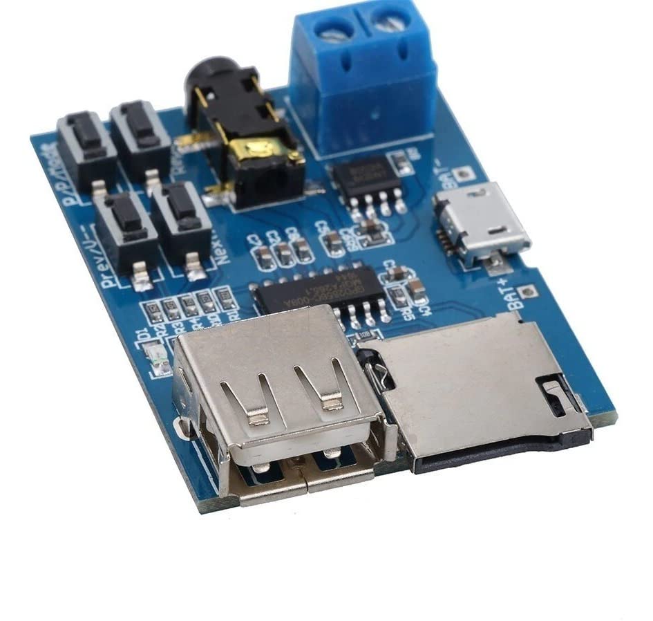 Módulo Reproductor Mp3 3w Audio TF Card Microsd USB Arduino