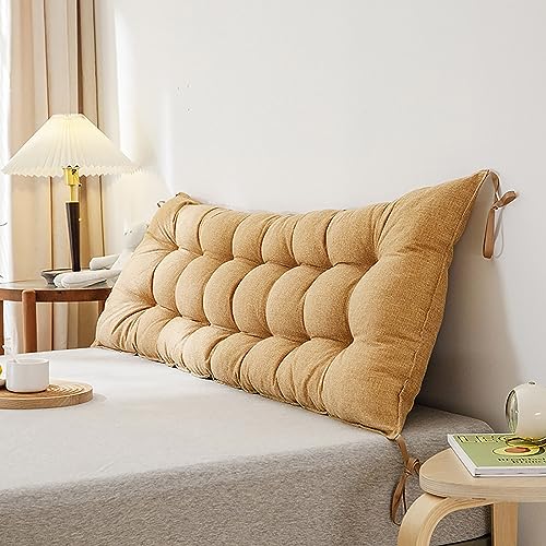 Almohada de cabecera, almohada de tatami de lectura, respaldo grande, cojín rectangular for silla...
