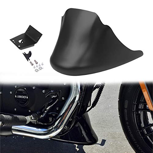 AQIMY Alerón de barbilla delantero para motocicleta, cubierta de carenado con soporte de montaje...