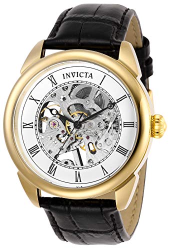 Invicta 28812 Specialty Reloj mecánico con visualización analógica, color negro, plateado, Mid