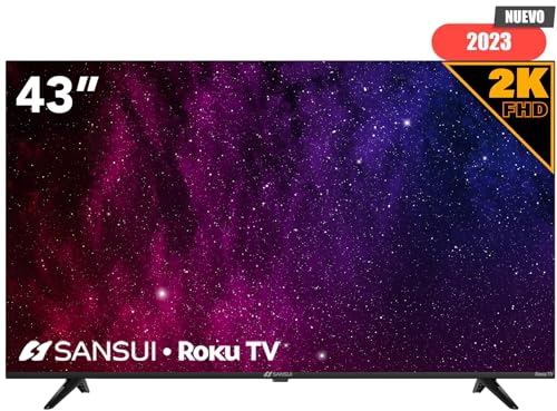 SANSUI Smart TV Roku TV Compatible con Alexa 2023 (43' Full HD)