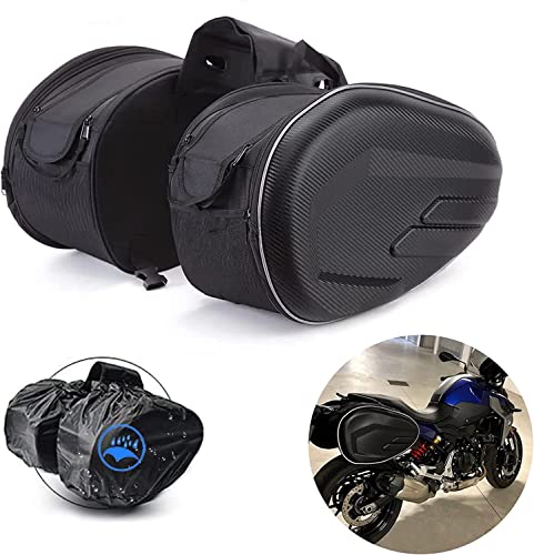 ANNTHOR Alforjas de Motocicleta, Maletas Moto Laterales Impermeable para Viaje, Bolsa de Motocicleta...