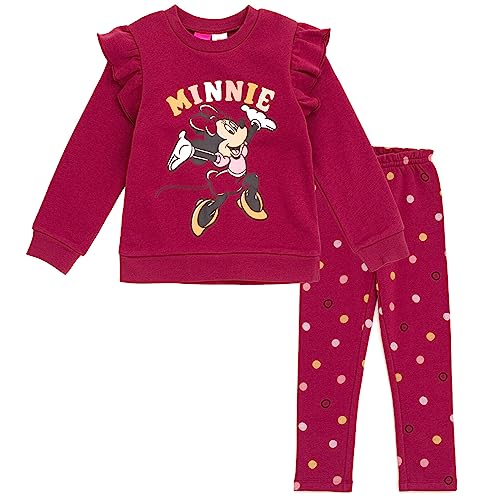 Disney Princess Minnie Mouse Winnie the Pooh Rapunzel Eeyore Piglet - Conjunto de sudadera y...